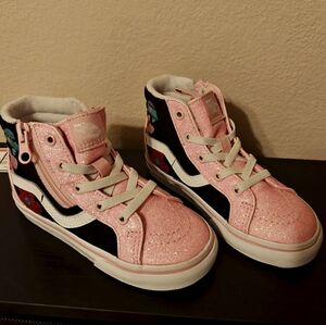 Vans Sk8-Hi Reissue Side Zip Toddler Shoe Sz 8